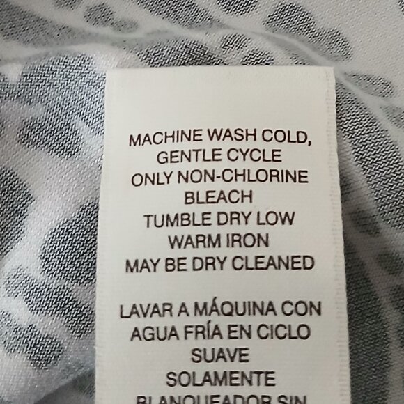 Chico's Dress Size 0 Small Floral Mosaic Shift Stretch - Picture 9 of 9